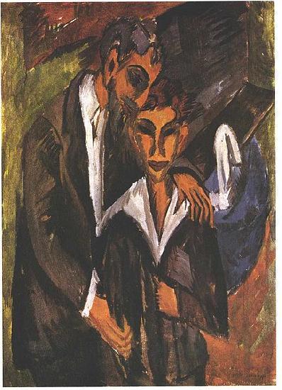 Ernst Ludwig Kirchner Graef and friend oil painting picture